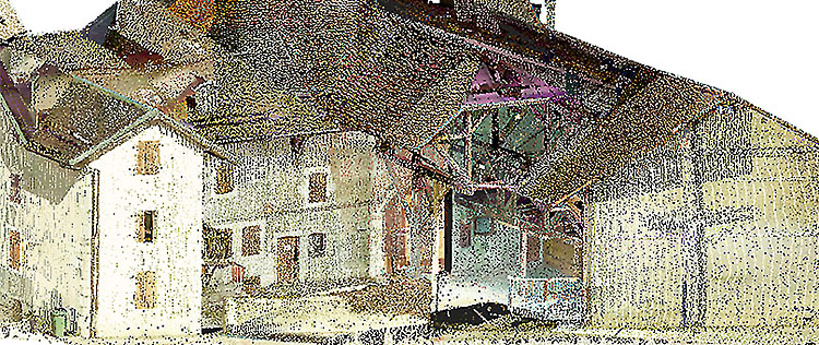 Laser scan nuage de point ferme Constantin