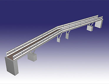 La passerelle sur la Versoix